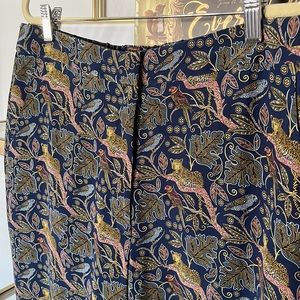 J. Crew Cheetah & Jungle Print Pants